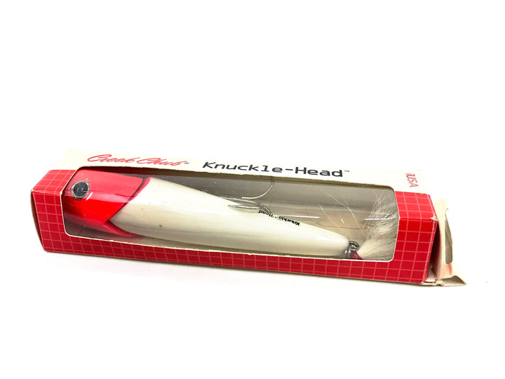 Creek Chub Knuckle Head, Red Head/White Color in Box