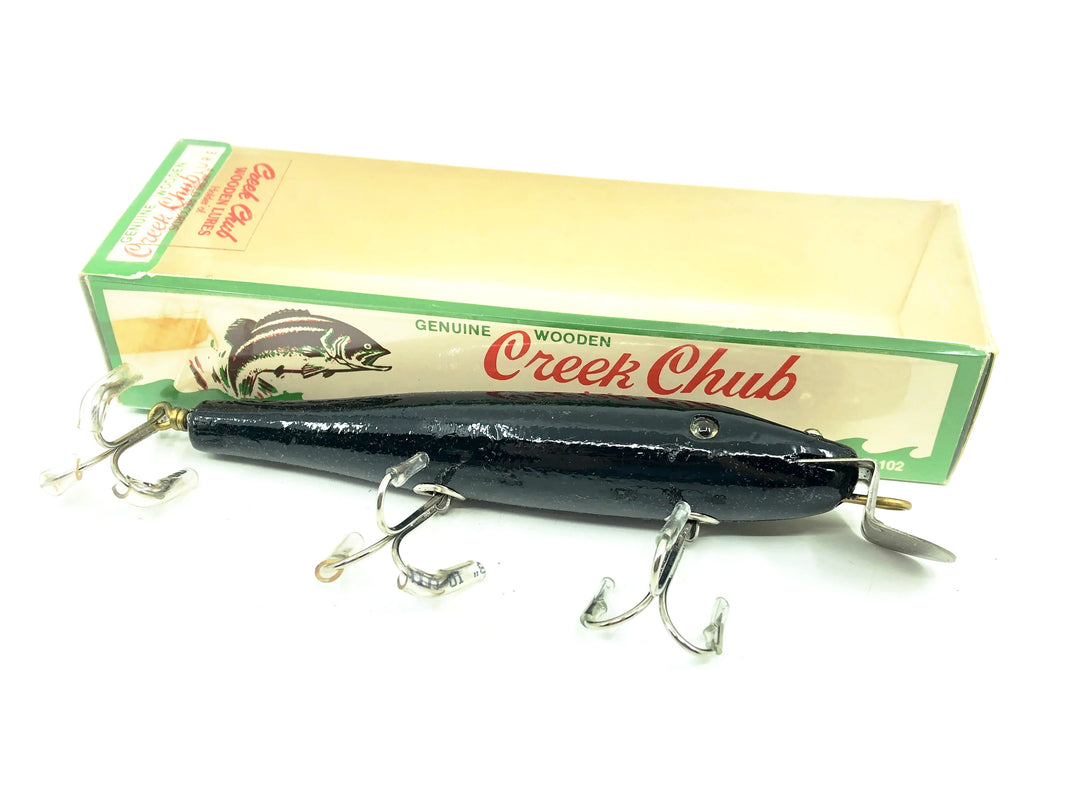 Creek Chub Husky Pikie 2300, Black Color 2300W #13 All Black w/Box