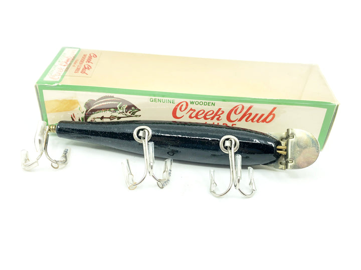 Creek Chub Husky Pikie 2300, Black Color 2300W #13 All Black w/Box