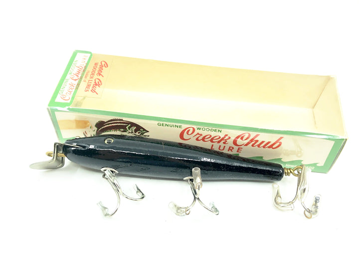 Creek Chub Husky Pikie 2300, Black Color 2300W #13 All Black w/Box