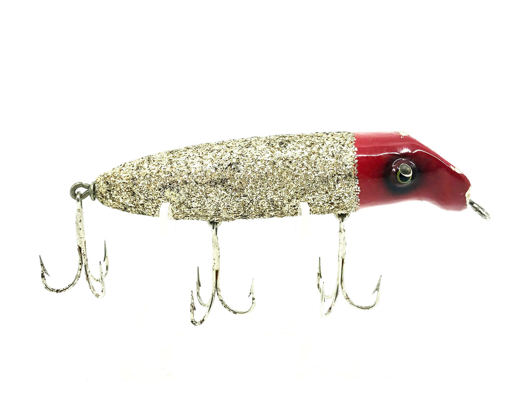Paw Paw Bait Co. Metallic Bass Seeker Series No. 2600MET, #2604MET Silver/Red Head Color