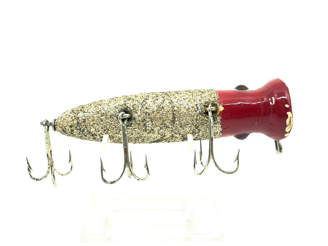 Paw Paw Bait Co. Metallic Bass Seeker Series No. 2600MET, #2604MET Silver/Red Head Color