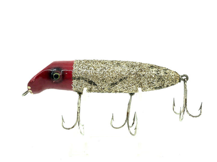 Paw Paw Bait Co. Metallic Bass Seeker Series No. 2600MET, #2604MET Silver/Red Head Color