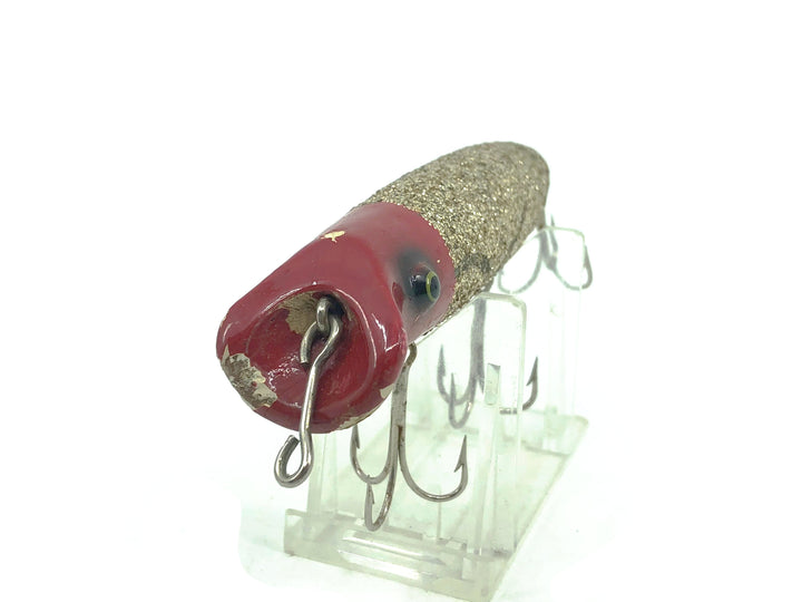 Paw Paw Bait Co. Metallic Bass Seeker Series No. 2600MET, #2604MET Silver/Red Head Color