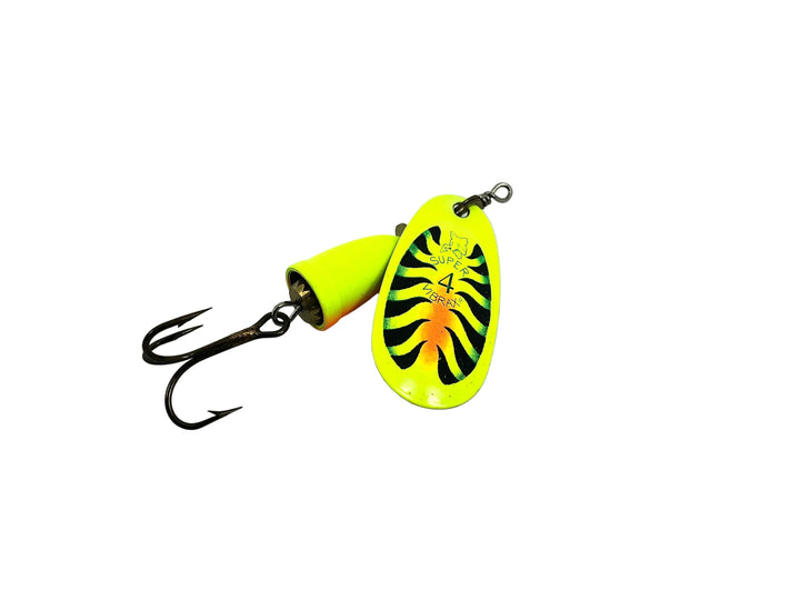 Blue Fox Super Vibrax #4 Spinner, Fire Tiger Color