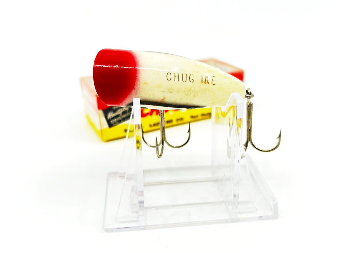 Lazy Ike Chug Ike Lure RW Red White Color with Box