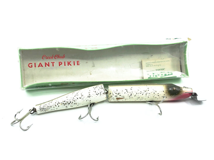 Creek Chub Wooden Giant Jointed Pikie 800, #18 Silver Flash Color w/Box