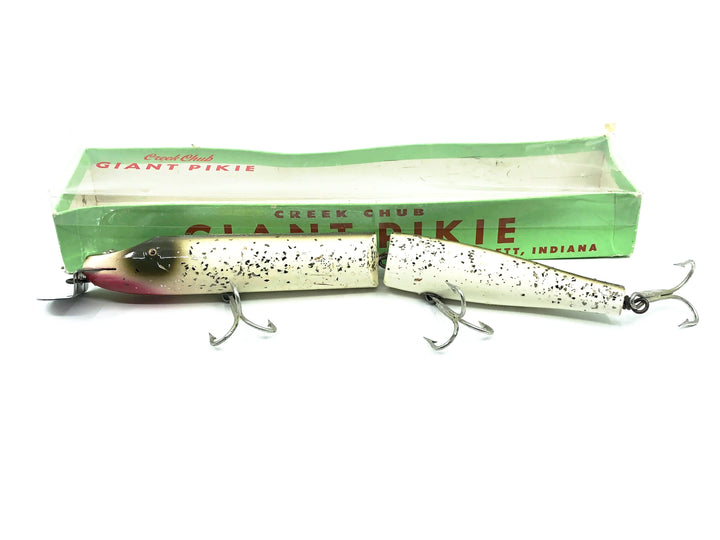Creek Chub Wooden Giant Jointed Pikie 800, #18 Silver Flash Color w/Box