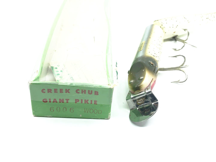 Creek Chub Wooden Giant Jointed Pikie 800, #18 Silver Flash Color w/Box