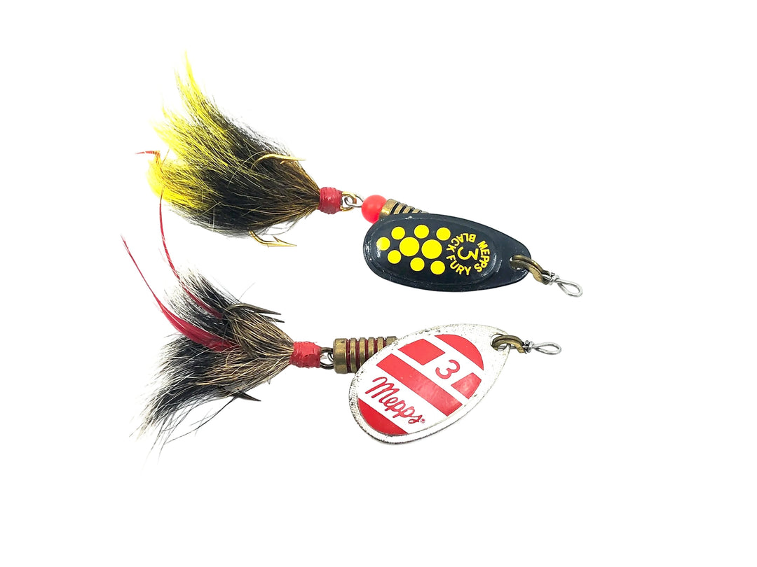 Mepps Dressed #3 Combo Black Fury/Aglia Pack