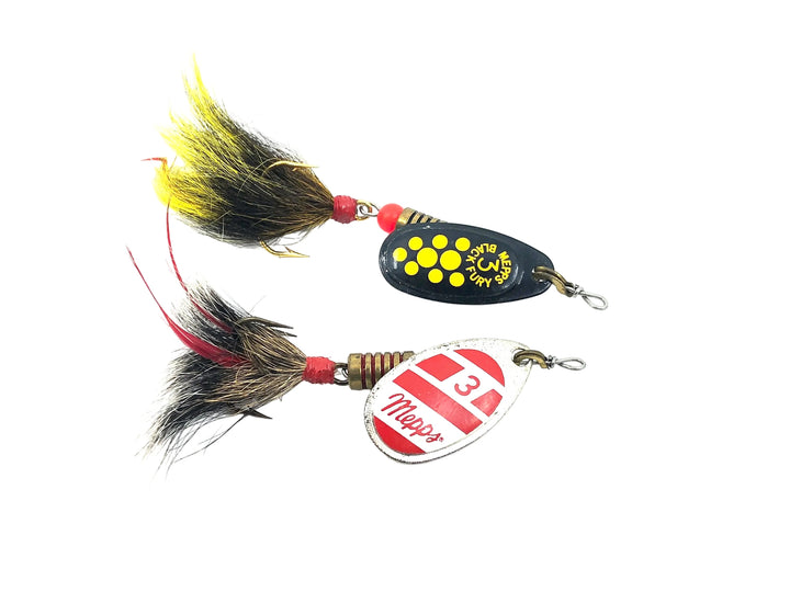 Mepps Dressed #3 Combo Black Fury/Aglia Pack