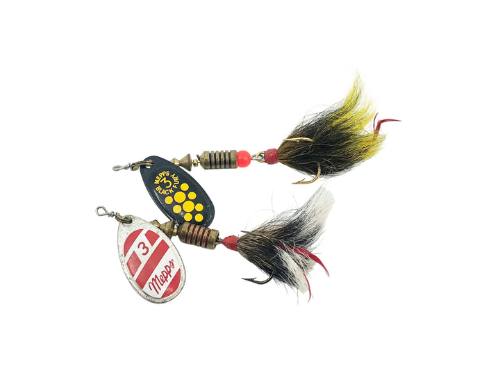Mepps Dressed #3 Combo Black Fury/Aglia Pack