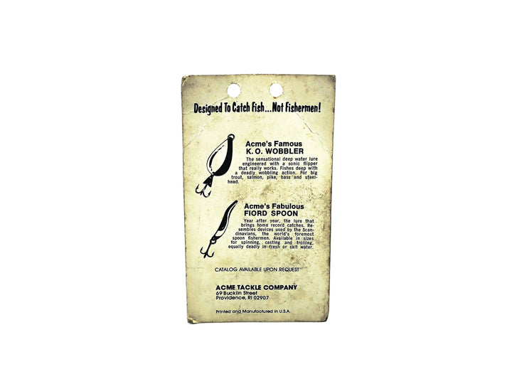 Acme Tackle Co. The Original Phoebe S-303 on Card