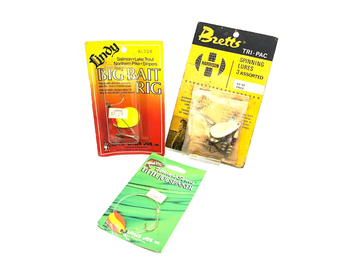Lindy Little Joe Rig & Bretts Tri-Pac 3 Spinner Pack