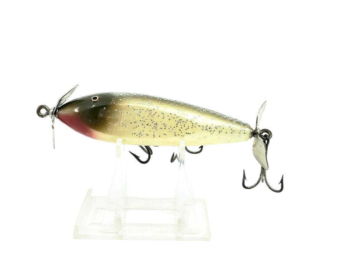 Creek Chub 1500 Injured Minnow, Silver Flitter Color 1518
