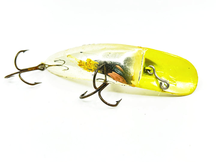 Helin Flatfish M2, Silver Chartreuse Tip Color