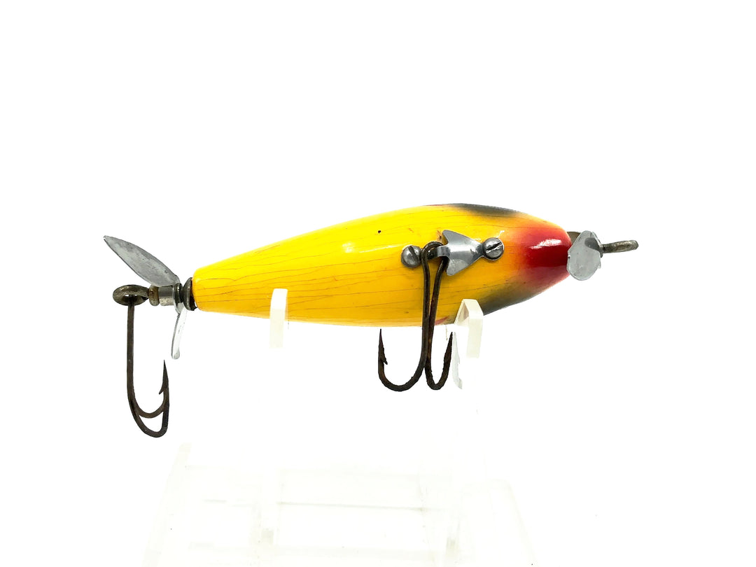 South Bend Spin-I-Diddee, YRG Yellow Red Gills Color