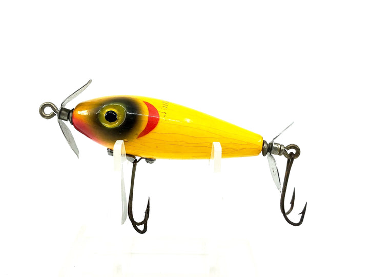 South Bend Spin-I-Diddee, YRG Yellow Red Gills Color