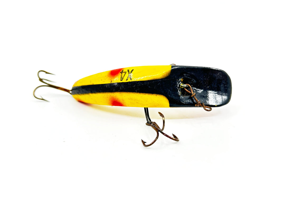 Helin Flatfish X4, Yellow with Black Stripe and Spots Color-Wooden