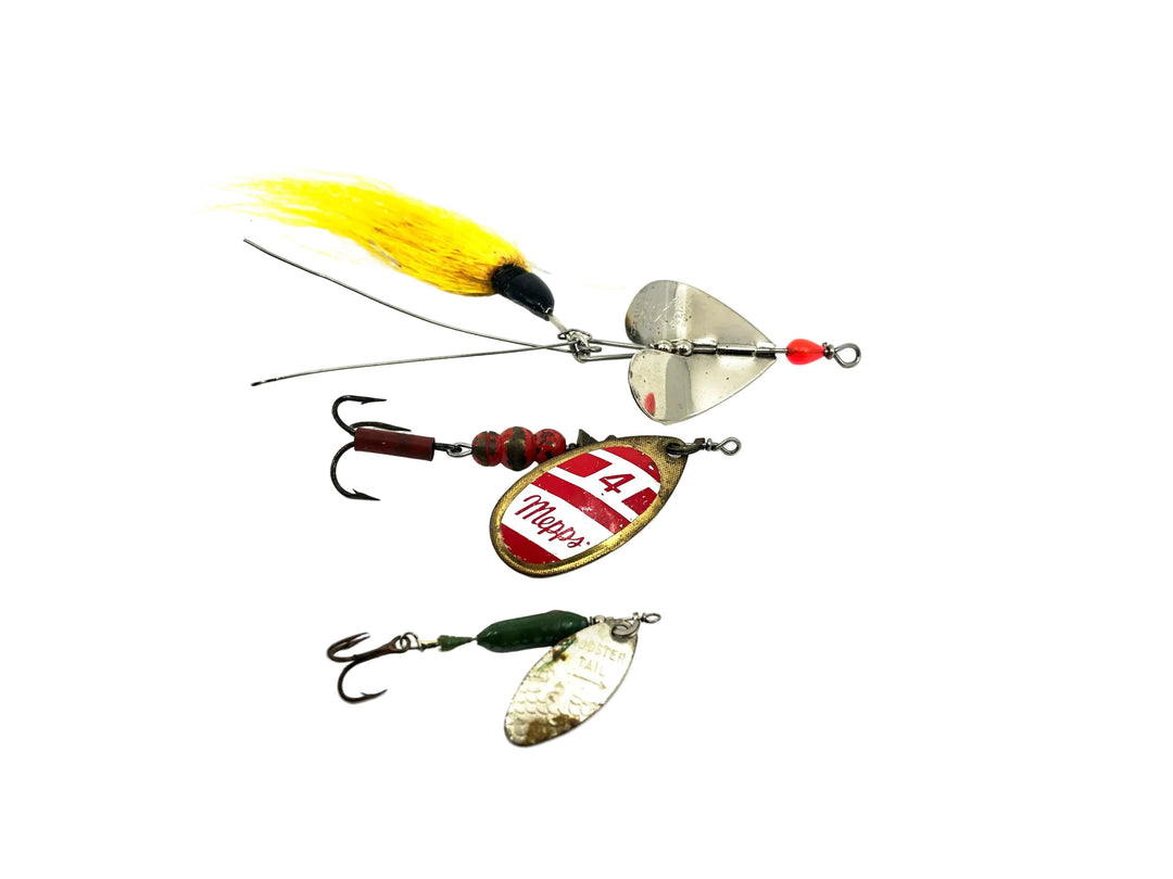 Blue Fox/Mepps/Worden's Spinner Trio Variety Pack