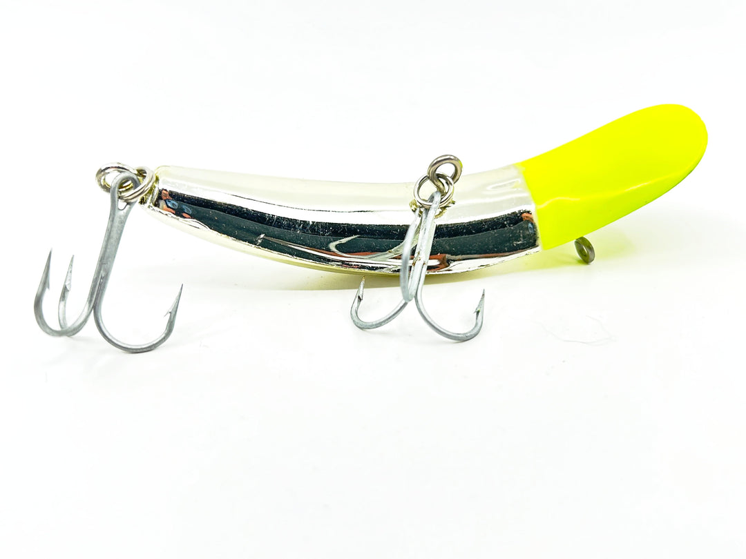 Helin Flatfish M2, Silver and Chartreuse Tip Color