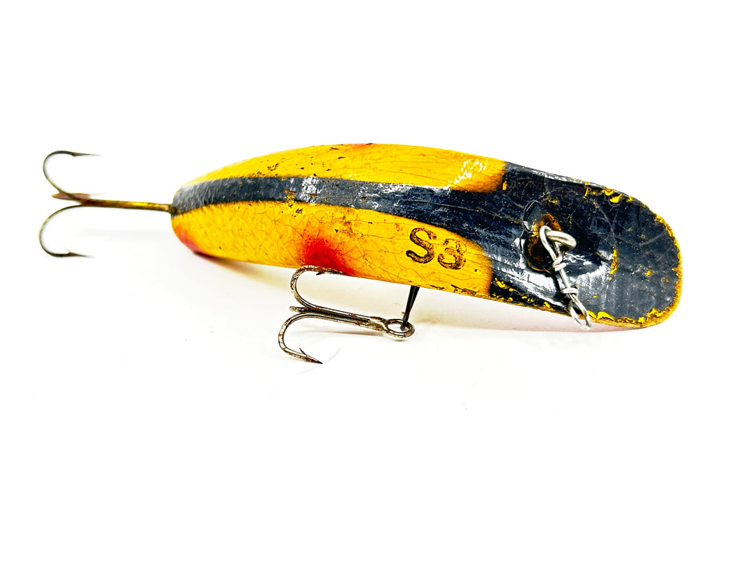 Helin Flatfish S3, Yellow with Stripe and Spots Color-Wooden