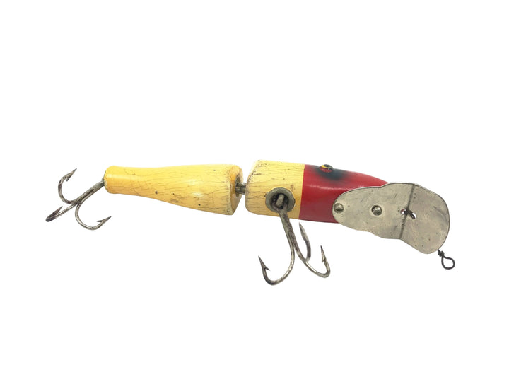 South Bend / Best-O-Luck #931 Jointed Pike, RH Red Head/White Color