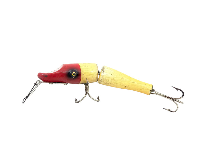 South Bend / Best-O-Luck #931 Jointed Pike, RH Red Head/White Color