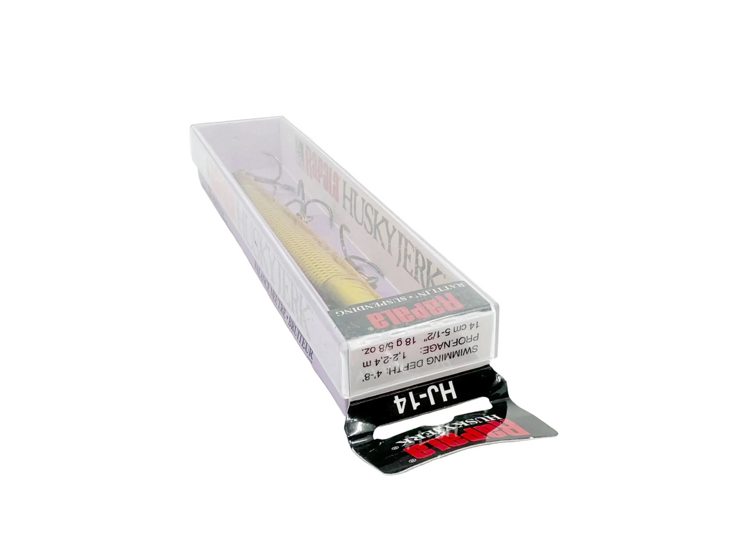 Rapala Husky Jerk HJ-14, G Gold Color, New in Box