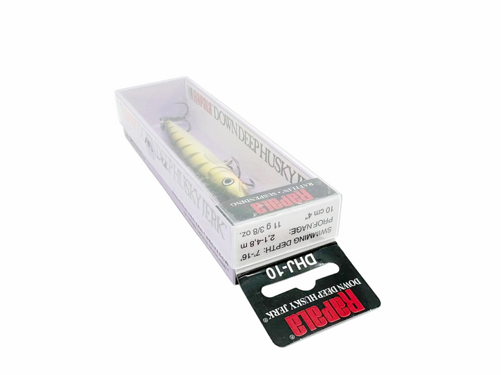 Rapala Down Deep Husky Jerk DHJ-10 YP Yellow Perch Color New in Box