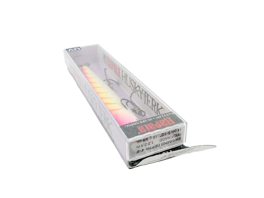 Rapala Husky Jerk HJ14, PTU Pink Tiger UV, in Box