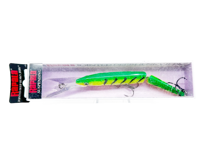 Rapala Jointed Deep Husky Jerk, JDHJ-12, FT Firetiger, New in Box