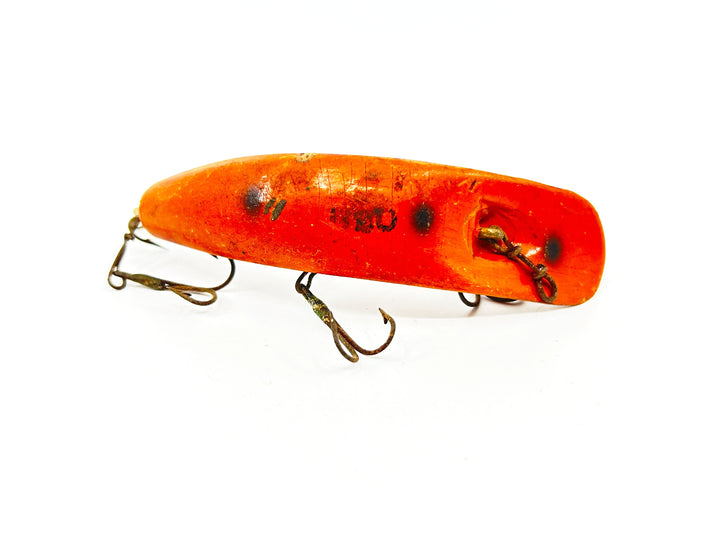 Helin Flatfish U20, Orange with Spots Color-Wooden