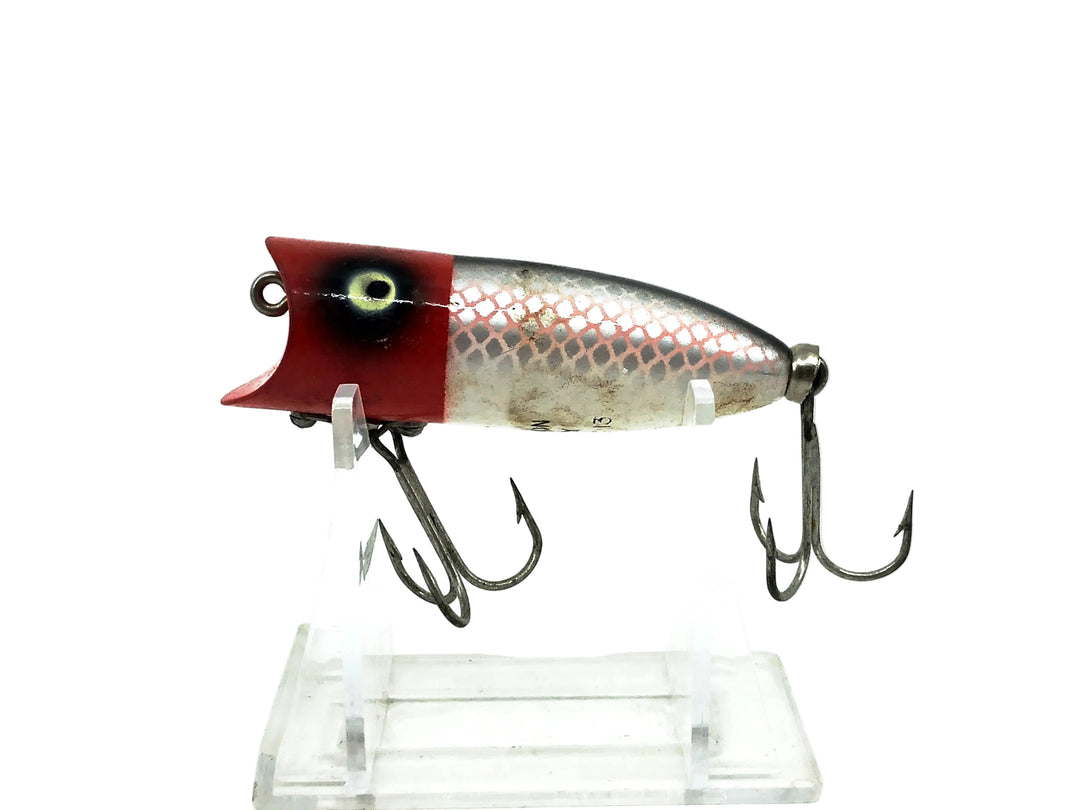 Heddon Baby Lucky 13, PRH Shiner/Red Head Color