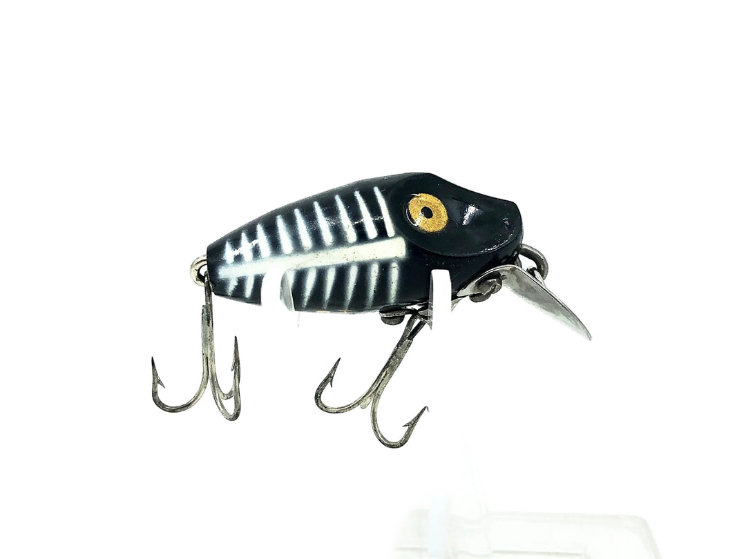 Heddon Midgit Digit River Runt Spook 9020, XBW Black Shore Minnow Color