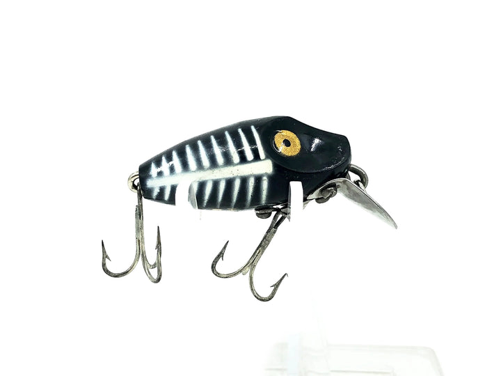 Heddon Midgit Digit River Runt Spook 9020, XBW Black Shore Minnow Color