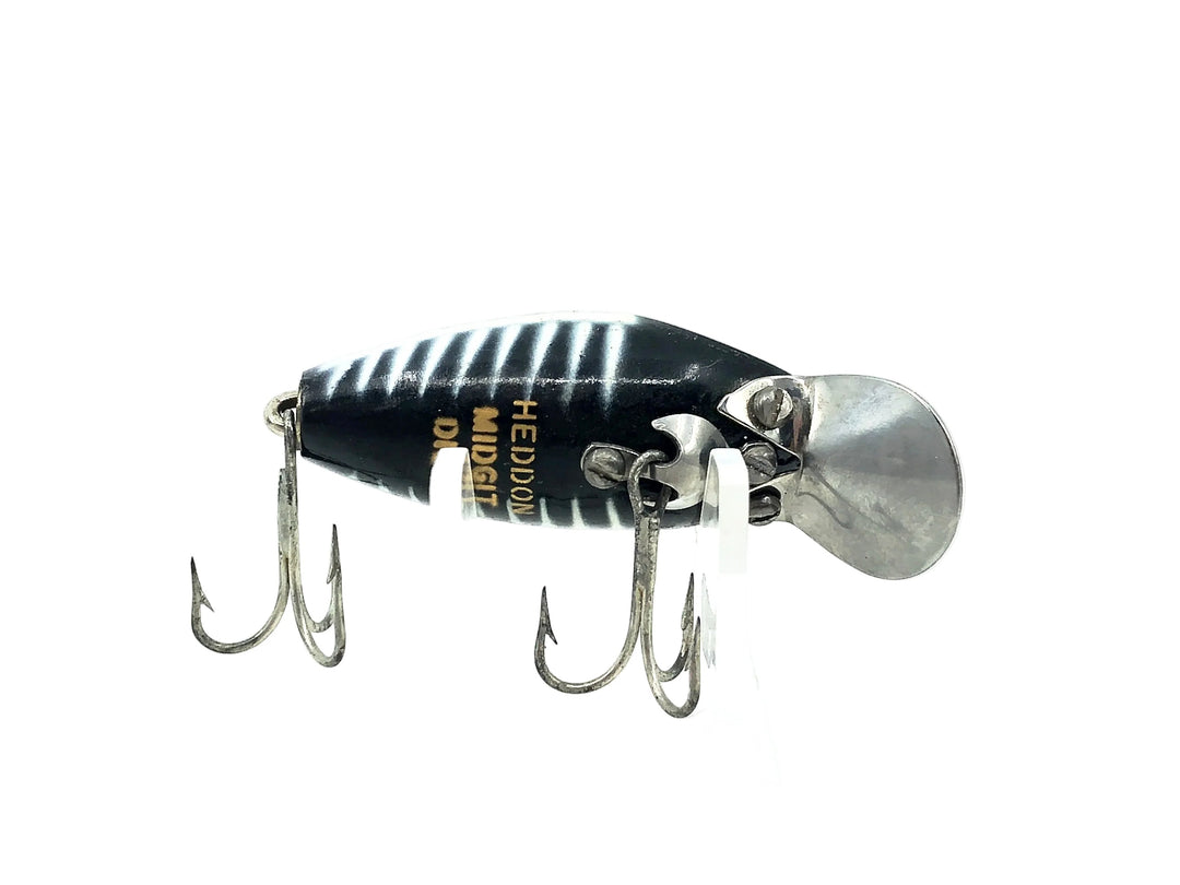 Heddon Midgit Digit River Runt Spook 9020, XBW Black Shore Minnow Color
