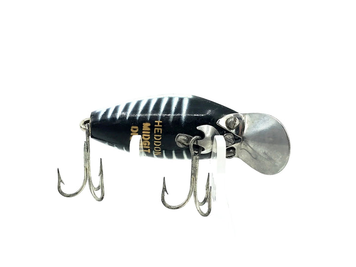 Heddon Midgit Digit River Runt Spook 9020, XBW Black Shore Minnow Color