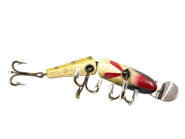 Creek Chub 2600 Jointed Pikie Minnow, #01 Perch Scale Glass Eyes