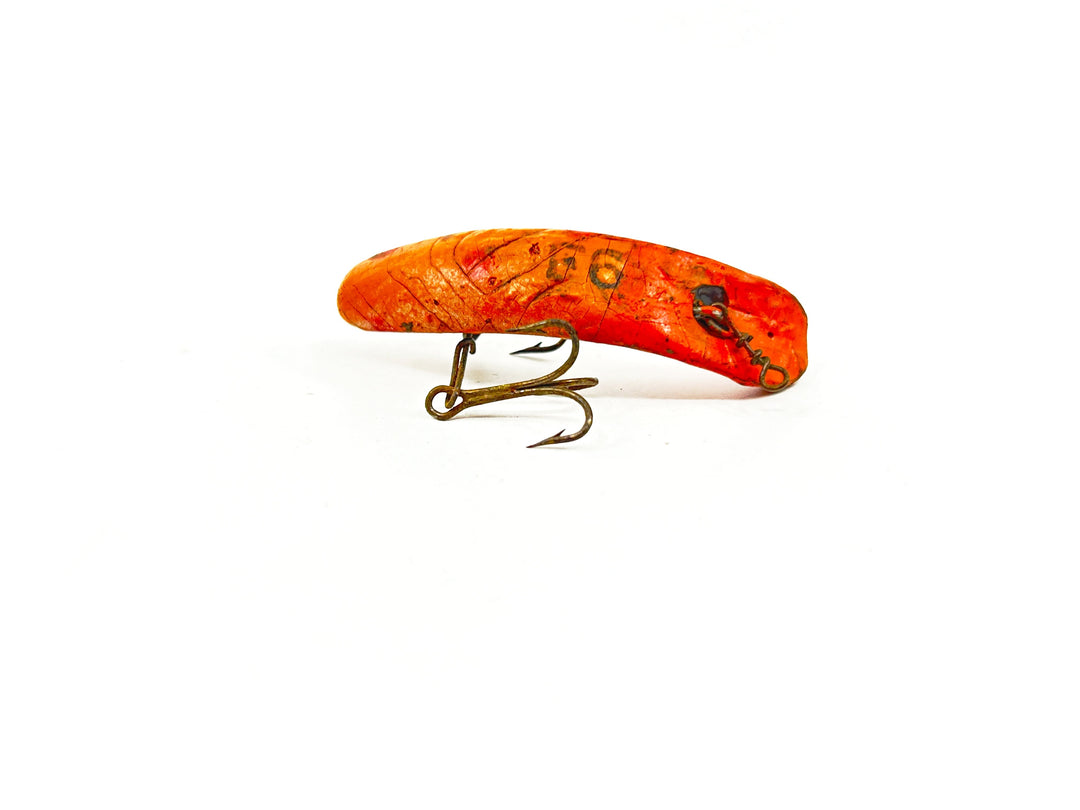 Helin Flatfish F6, Orange with Spots Color-Wooden