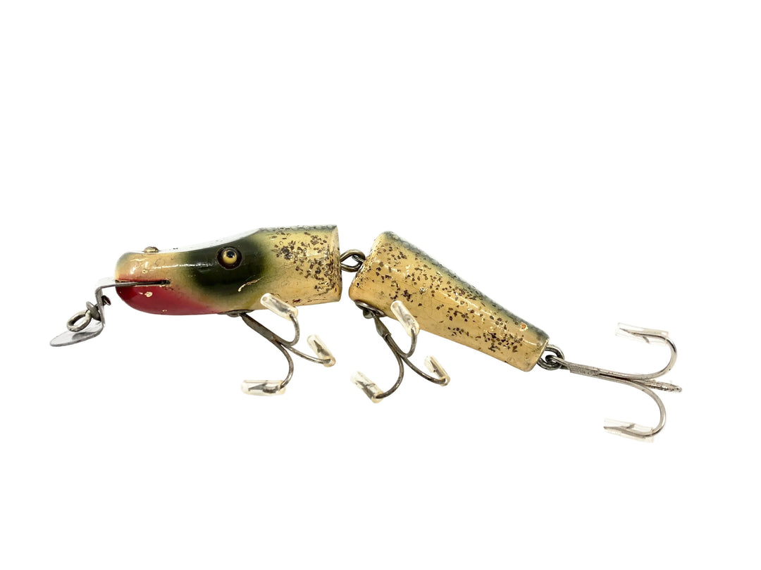 Creek Chub 2600 Jointed Pikie Minnow, Silver Flash Color 2618 Glass Eyes