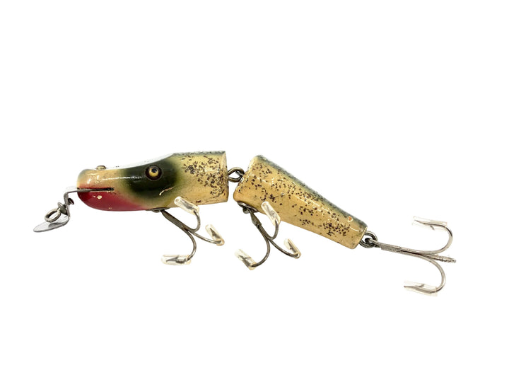 Creek Chub 2600 Jointed Pikie Minnow, Silver Flash Color 2618 Glass Eyes