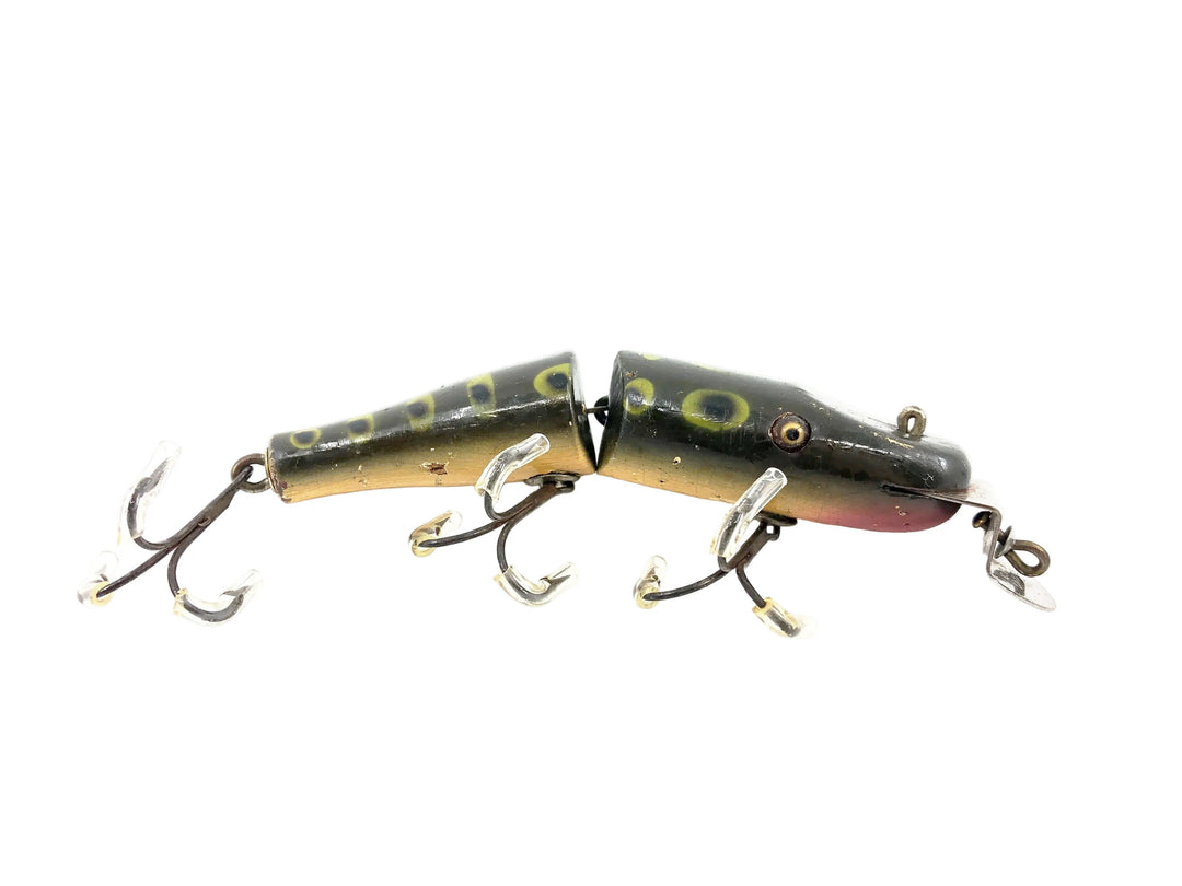 Creek Chub 2600 Jointed Pikie Minnow, 2619 Frog Glass Eyes, DLT