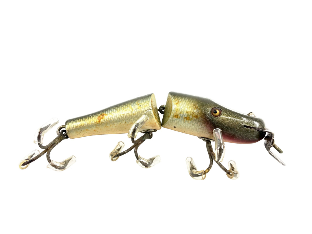 Creek Chub 2600 Jointed Pikie Minnow, Silver Shiner Color 2603 Glass Eyes