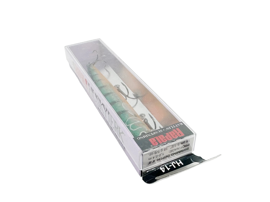 Rapala Husky Jerk HJ-14, GP Glass Perch, New in Box