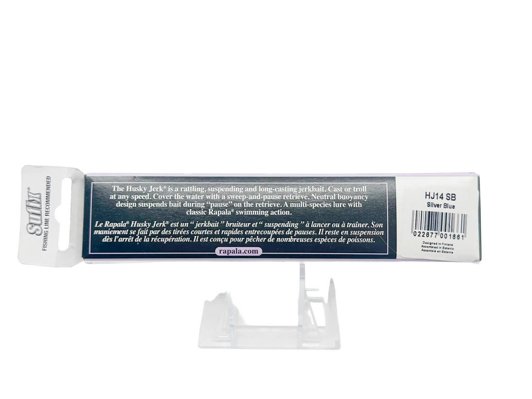 Rapala Husky Jerk HJ14, SB Silver Blue, in Box
