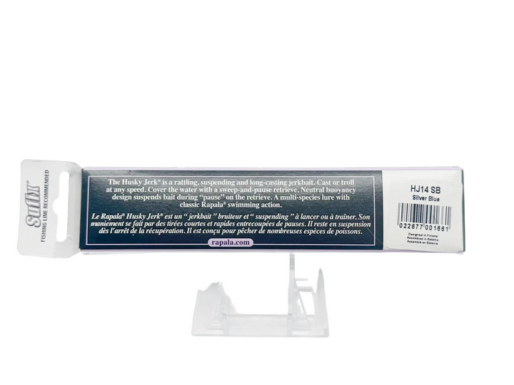 Rapala Husky Jerk HJ14, SB Silver Blue, in Box