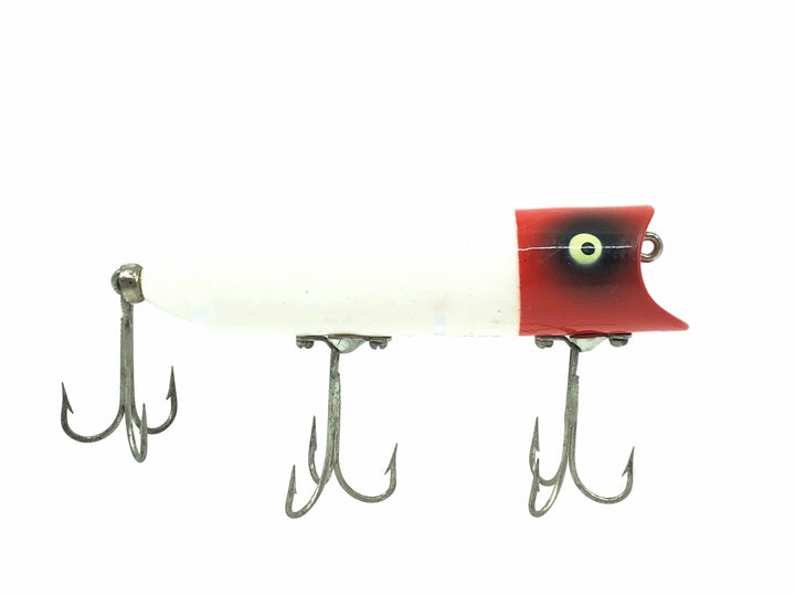 Heddon Lucky 13, RH Red Head/White Color