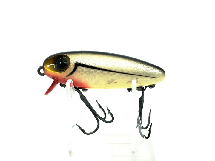 Wright & McGill Eagle Claw Bass-Zoo-Ka Lure, Black Silver Color