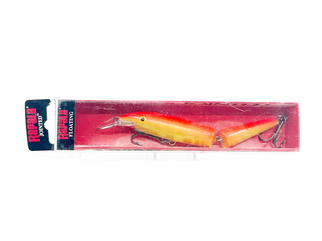 Rapala Jointed J13, GFR Gold Fluorescent Red, in Box
